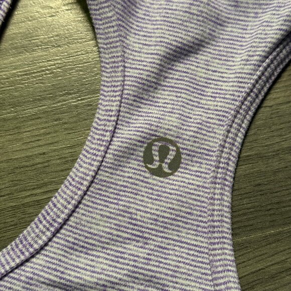 Lululemon Women's Cool Racerback - Purple/White - Picture 2 of 4